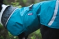 Preview: PerusPomppa Hunde Wintermantel petrol