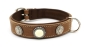 Preview: Lederhalsband Vintage taupe - Fettleder