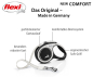 Preview: flexi Leine New Comfort schwarz – Gurtleine (5m / 8m)
