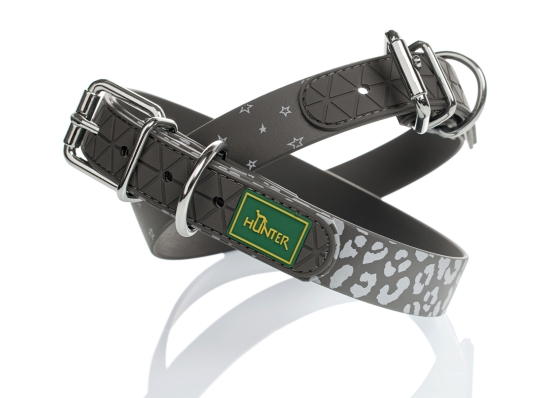 Halsband Convenience Reflect grau Leopardenmuster