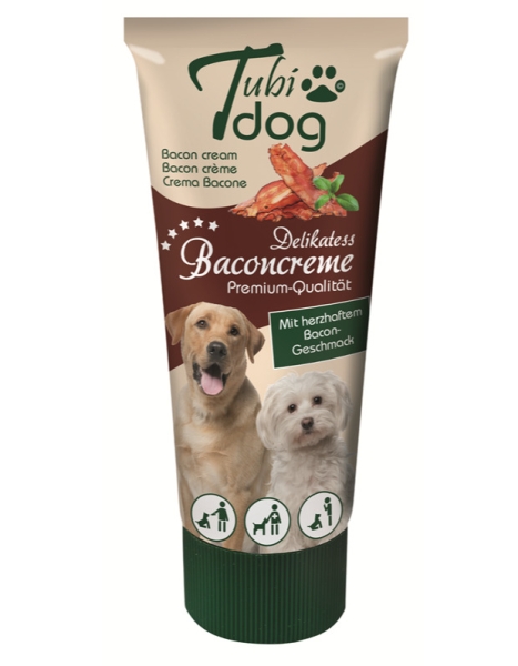 TubiDog Delikatess Baconcreme für Hunde