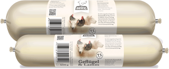 Hundewurst - Feinschmeckerwurst Geflügel & Lamm - Für sensible Feinschmecker