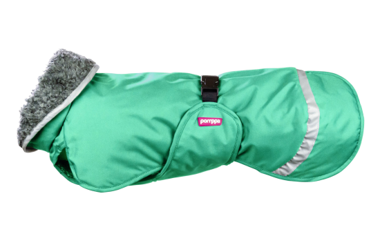 PerusPomppa Hunde-Wintermantel mint
