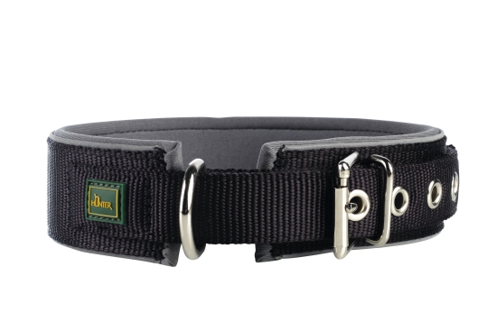 Hunter Halsband Neopren Reflect schwarz/grau