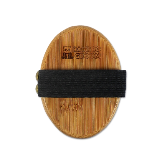 BAMBOO GROOM Striegel mit Gummiborsten