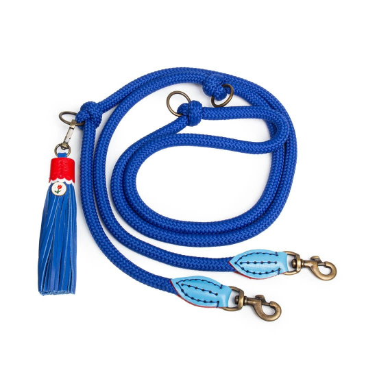 Dog with a Mission Dutchie Hundeleine blau