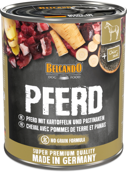 BELCANDO Hundefutter Pferd - Nassfutter