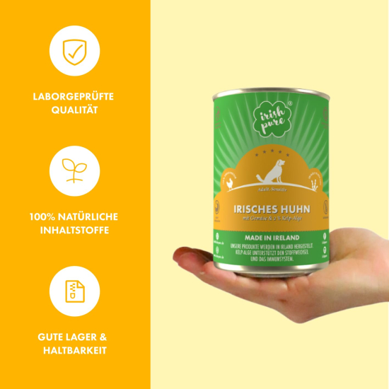 Preview: Irish Pure Nassfutter – Irisches Huhn mit Gemüse & Kelp-Alge (Getreidefrei)