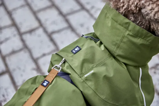 Preview: Hurtta Regenmantel Mudventure Coat – Forest