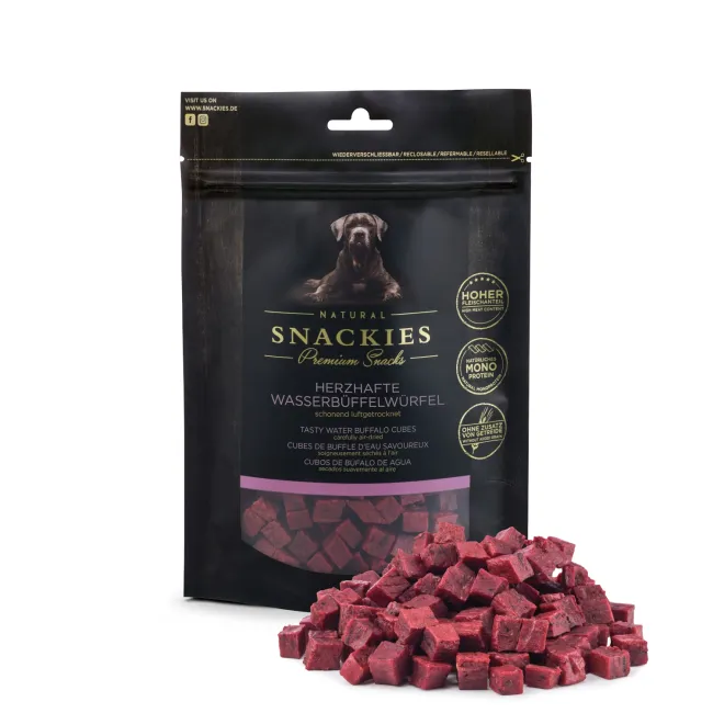 SNACKIES Herzhafte Wasserbüffelwürfel 170 g