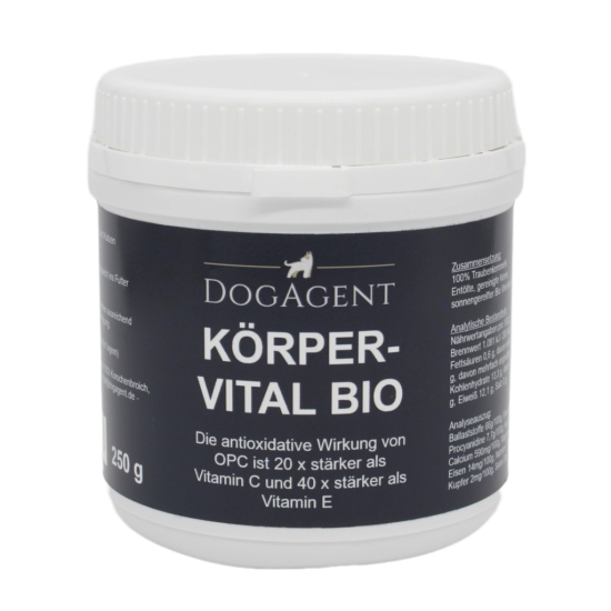 Körper-Vital für Hunde - OPC in BIO-Qualität