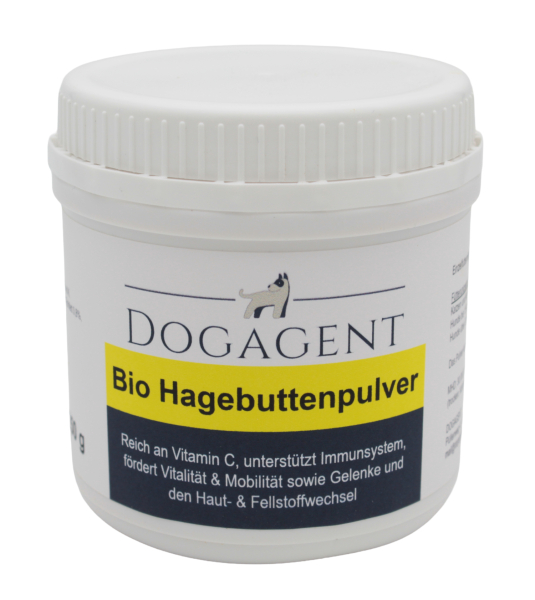 BIO Hagebuttenpulver für Hunde – Natürliche Unterstützung für Gelenke, Agilität & Immunsystem