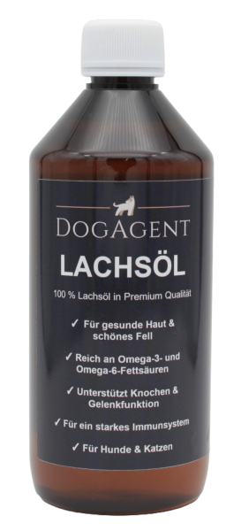 Lachsöl für Hunde & Katzen