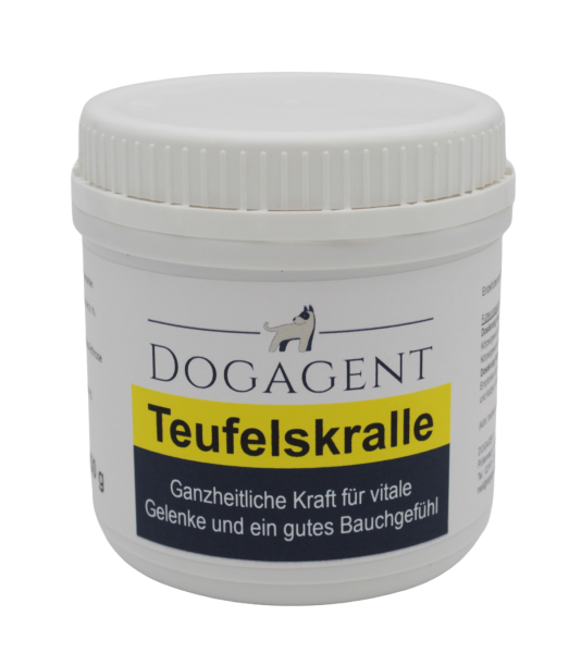 Original Afrikanische Teufelskralle für Hunde & Katzen | Pulver zur Unterstützung von Gelenken & Bewegungsapparat