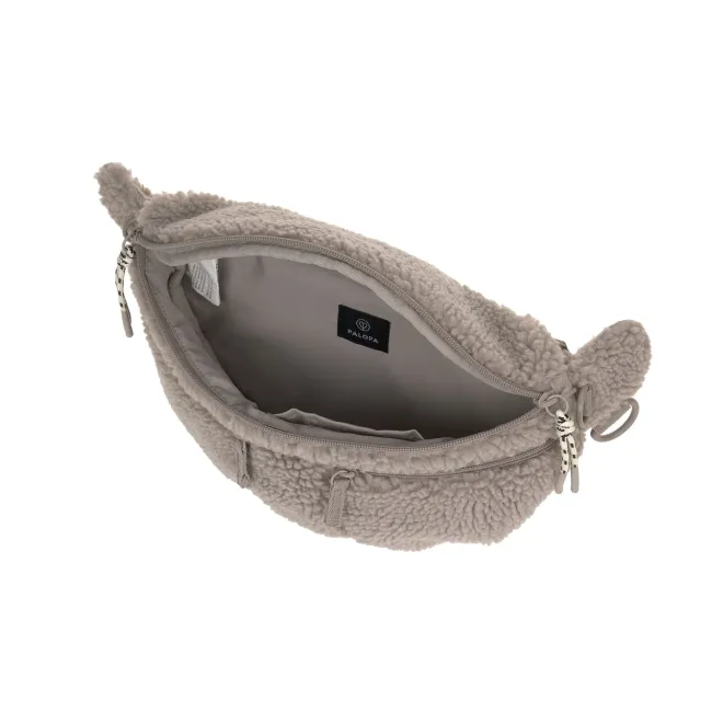 Preview: PALOPA Leckerlibeutel Teddy Fleece Taupe – Emma (Limited Edition)