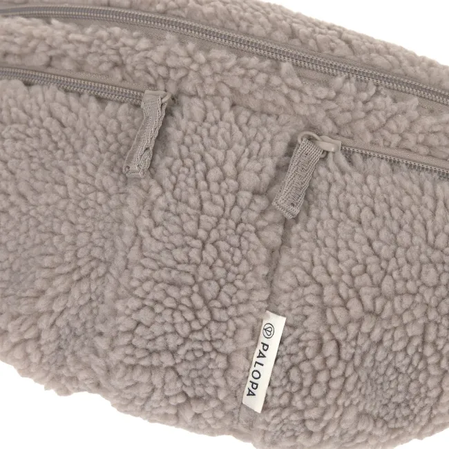Preview: PALOPA Leckerlibeutel Teddy Fleece Taupe – Emma (Limited Edition)
