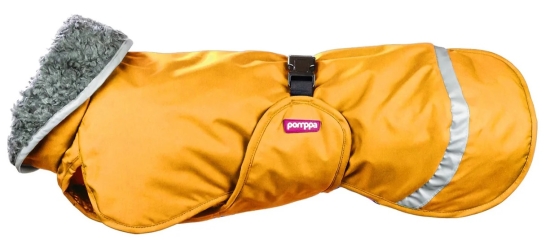 PerusPomppa Hunde Wintermantel curry