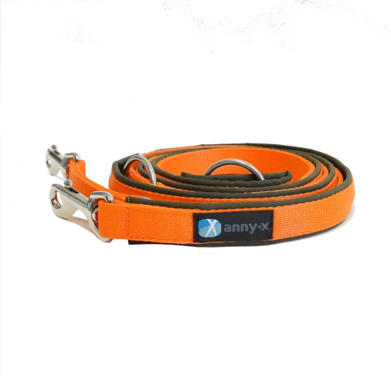 annyx Führleine Bolt Fun Classic oliv/orange