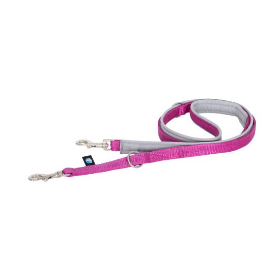 annyx Führleine Bolt Fun Middle grau/pink