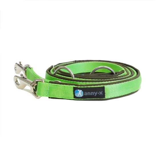 annyx Führleine Classic Bolt oliv/hellgrün