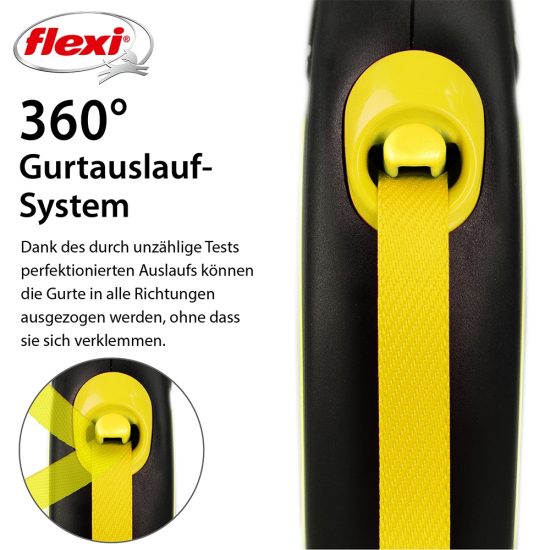 flexi Neon Gurt neongelb