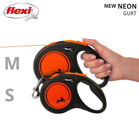 flexi Neon Gurt neonorange