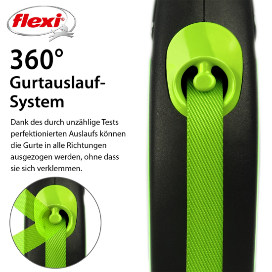 flexi Neon Gurt neongrün