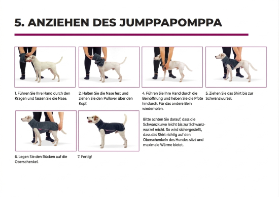 JumppaPomppa Fleece Hundepullover – Sand