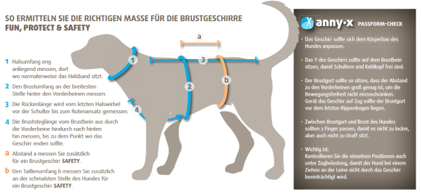 annyx Brustgeschirr Safety Fun oliv/oliv