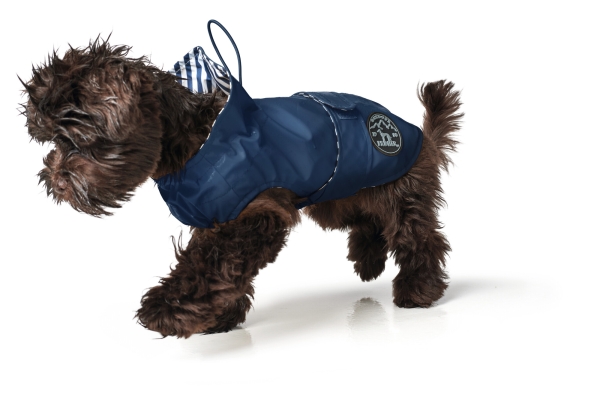Hunde Regenmantel Milford blau