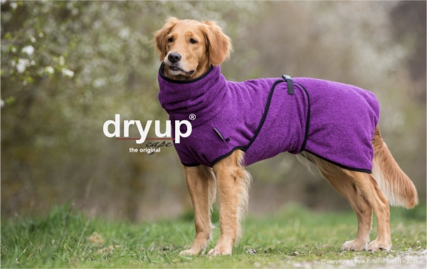Dryup Cape Hundebademantel bilberry lila