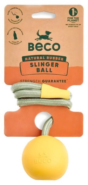 BECO Slinger Ball - Hundeball mit Seil