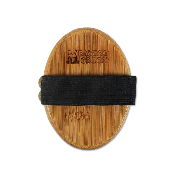 BAMBOO GROOM Striegel mit Gummiborsten