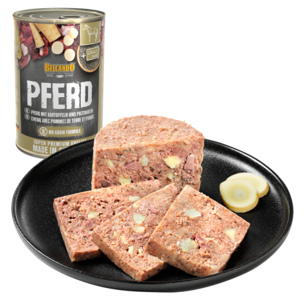 BELCANDO Pferd mit Kartoffeln und Pastinaken