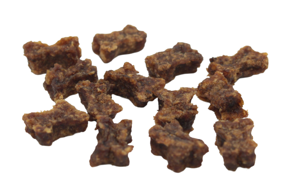 Kleine Knochen Pferd mit Kürbis & Birne