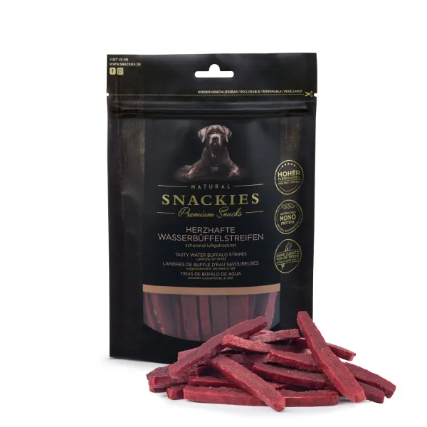 SNACKIES Herzhafte Wasserbüffelstreifen 170 g