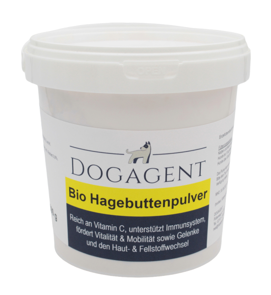 BIO Hagebuttenpulver für Hunde – Natürliche Unterstützung für Gelenke, Agilität & Immunsystem