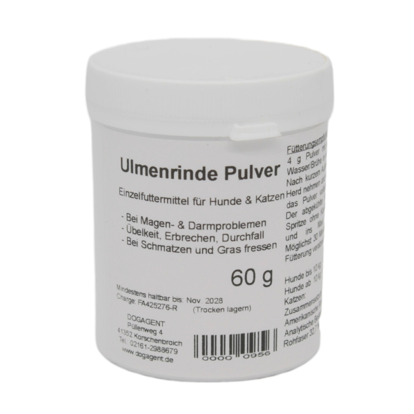 Ulmenrinde Pulver für Hunde