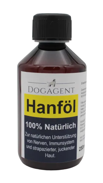 Hanföl für Hunde - Natürliches Öl mit essenziellen Omega-Fettsäuren