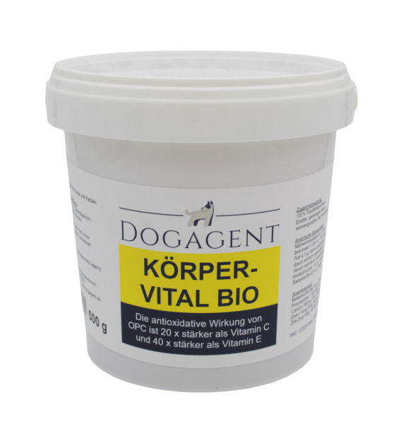Körper-Vital für Hunde – OPC in BIO-Qualität für Zellschutz & Vitalität