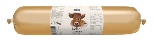 Hundewurst Leberwurst - alles Gute vom Rind