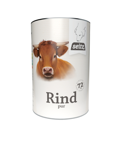 Rind pur Komplettmenü - Nassfutter