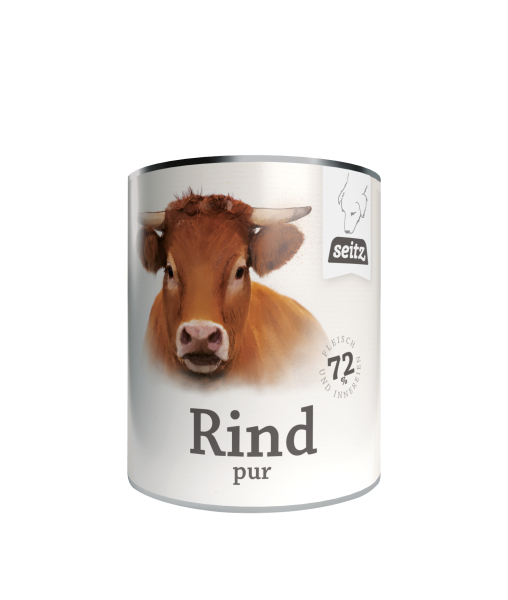 Rind pur Komplettmenü - Nassfutter