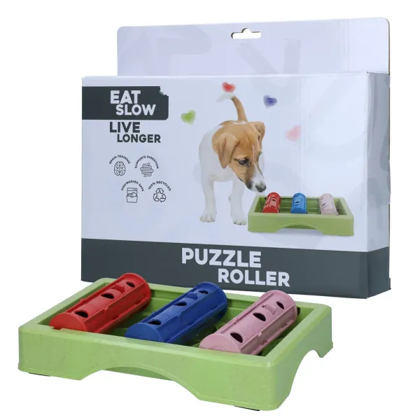 Eat Slow Live Longer Puzzle Roller - Intelligenzspielzeug