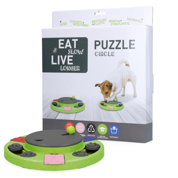 Eat Slow Live Longer Puzzle Circle - Intelligenzspielzeug