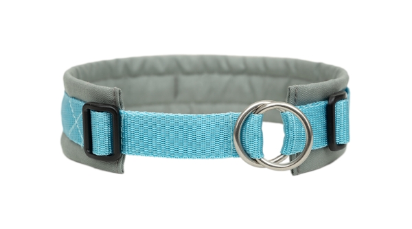 annyx Zugstopphalsband Fun grau/eisblau