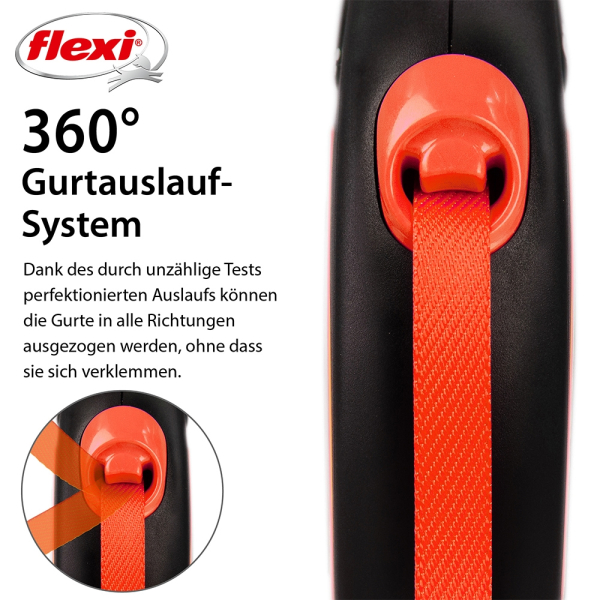 flexi Neon Gurt neonorange