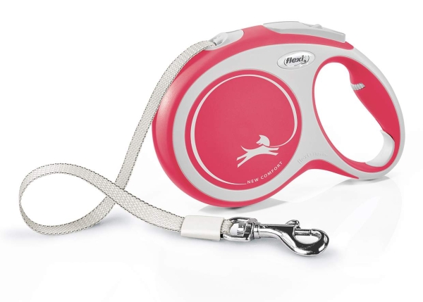 flexi Hundeleine New Comfort rot 5m, 8m