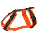 annyx Brustgeschirr Protect leuchtorange/braun